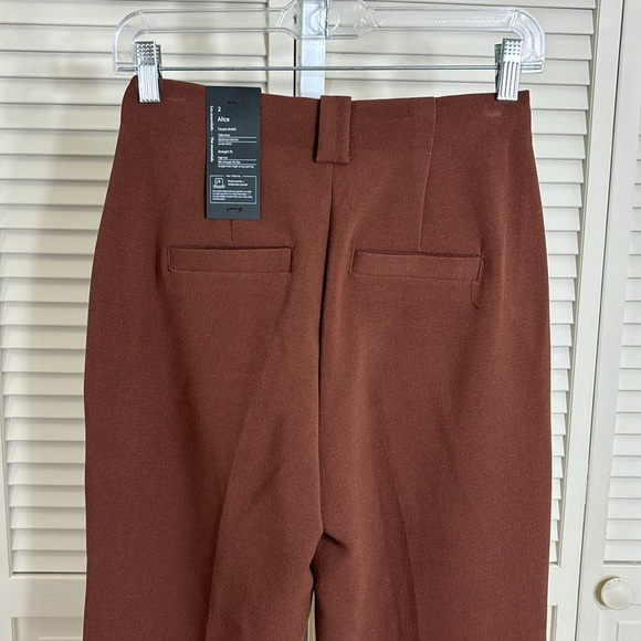 NWT Frank & Oak Alice Straight Ankle Pants Trouser Size 2 - Picture 11 of 16